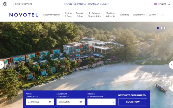 Сайт **2. Novotel Phuket Kamala Beach**