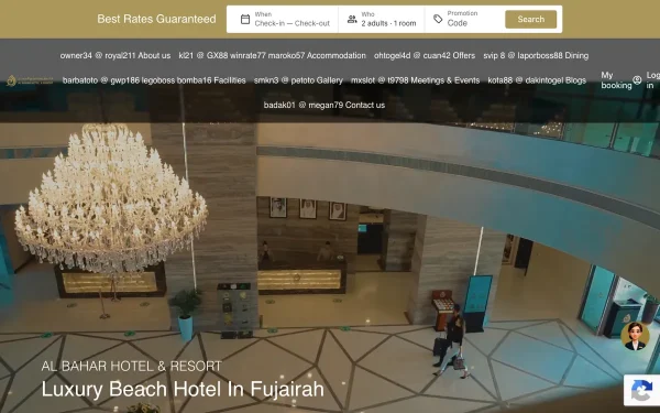 Сайт Al Bahar Hotel & Resort