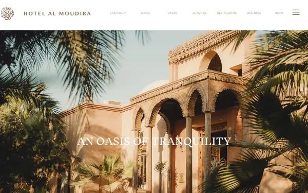 Сайт Al Moudira Hotel
