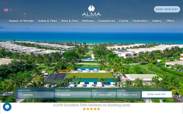 Сайт Alma Resort Cam Ranh