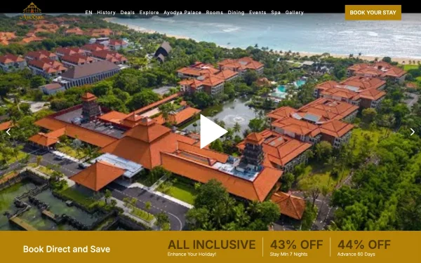 Сайт Ayodya Resort Bali