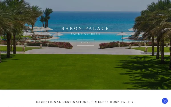 Сайт BARON PALMS