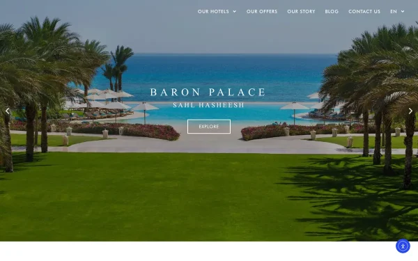 Сайт Baron Palms Resort