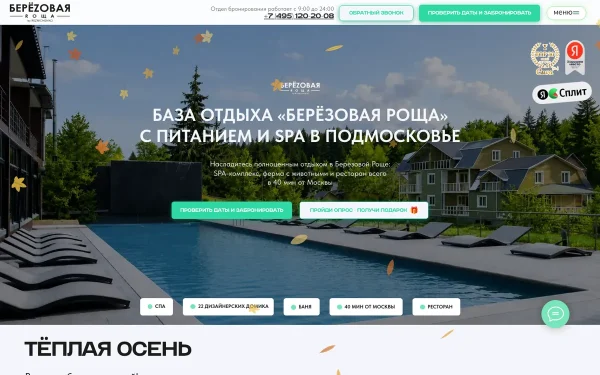 Сайт Березовая роща