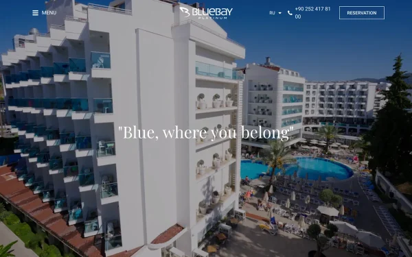 Сайт Blue Bay Platinum