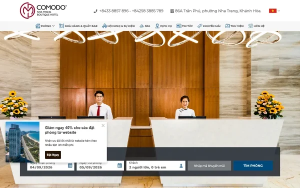 Сайт Comodo Nha Trang Hotel