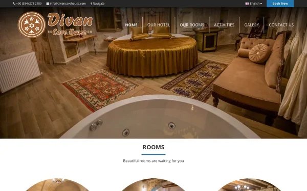 Сайт Divan Cave Hotel