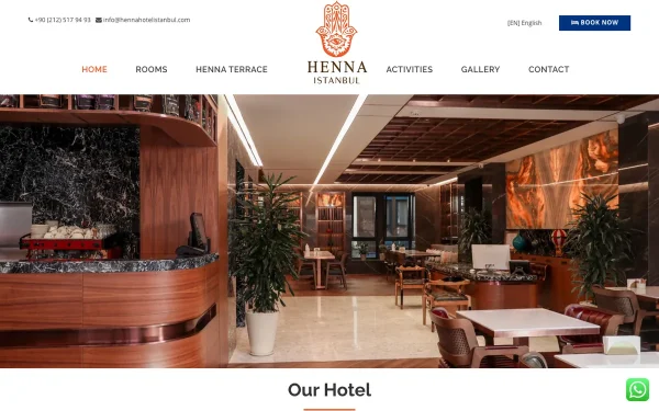 Сайт Henna Hotel Istanbul