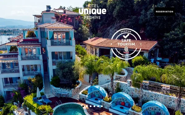 Сайт Hotel Unique-Boutique Class