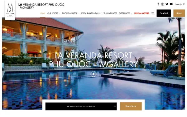 Сайт La Veranda Resort Phu Quoc