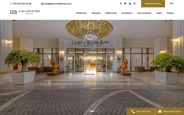 Сайт Lake River Side Hotel & Spa
