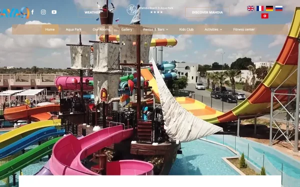 Сайт Mahdia Beach & Aqua Park