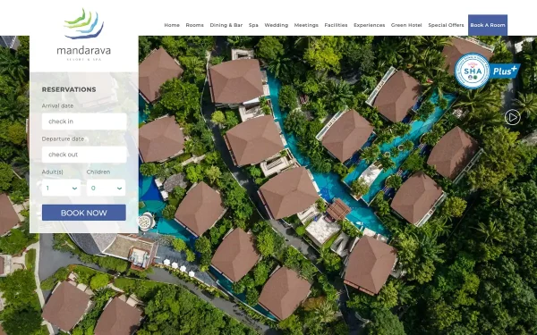 Сайт Mandarava Resort & Spa