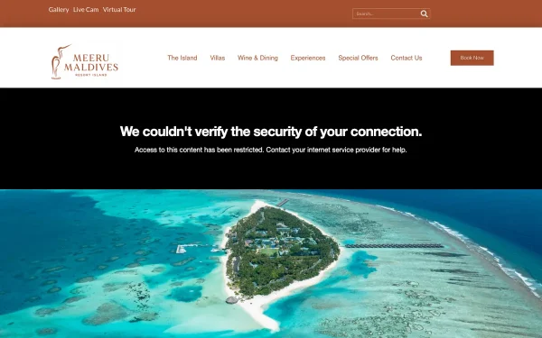 Сайт Meeru Island Resort & Spa
