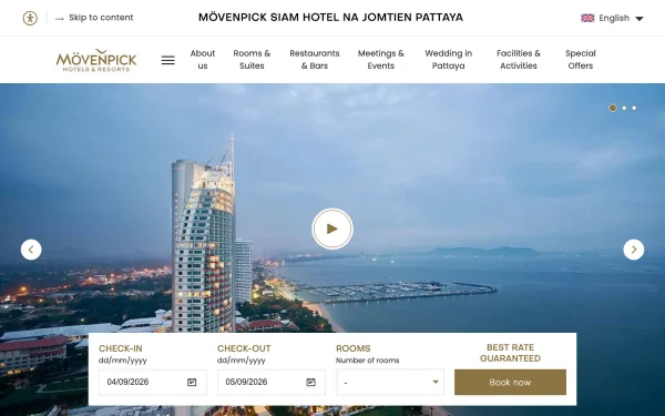 Сайт Movenpick Siam Na Jomtien