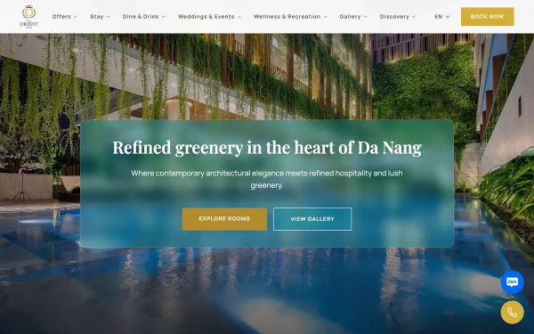Сайт New Orient Hotel Danang