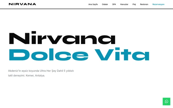 Сайт Nirvana Dolce Vita