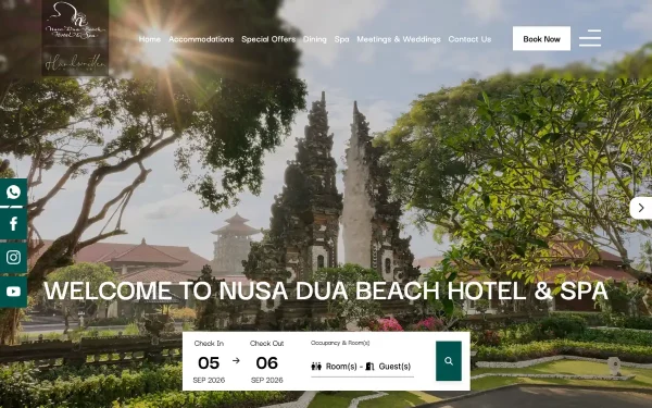 Сайт Nusa Dua Beach