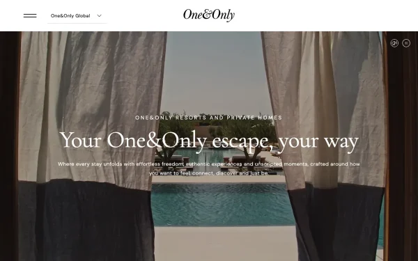 Сайт ONE&ONLY REETHI RAH