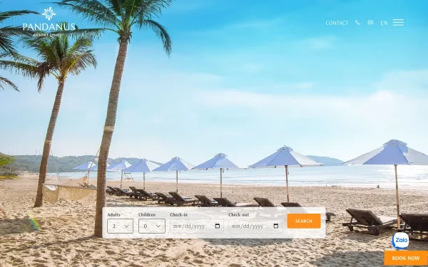 Сайт Pandanus Resort