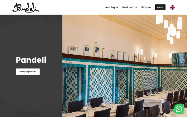 Сайт Pandeli Restaurant