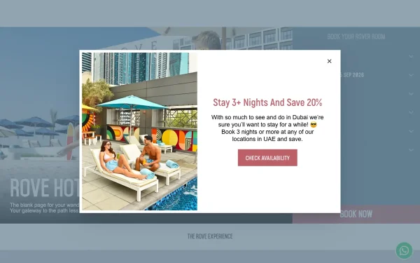 Сайт Rove Dubai Marina ★★★