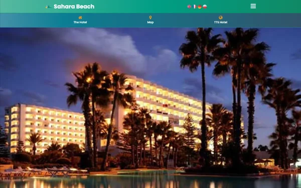 Сайт Sahara Beach Hotel