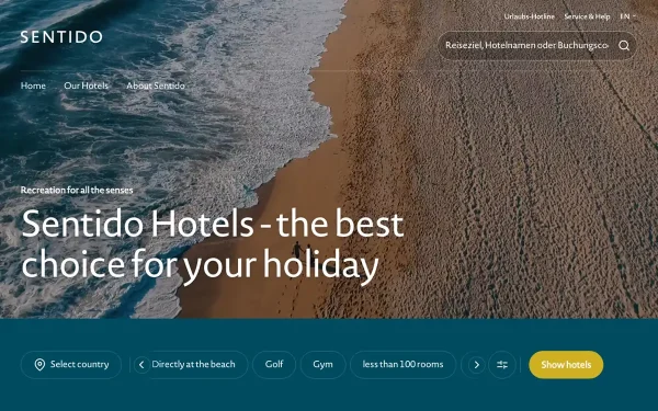 Сайт Sentido Mamlouk Palace Resort