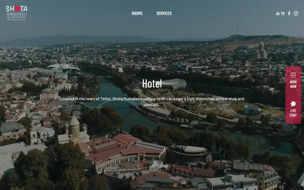 Сайт Shota @ Rustaveli Boutique Hotel