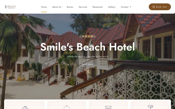 Сайт Smiles Beach Hotel