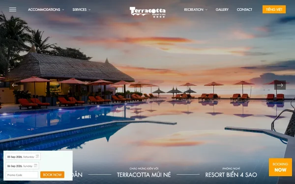 Сайт Terracotta Resort & Spa