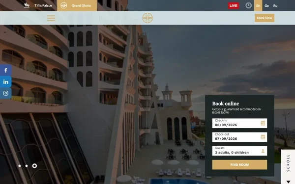 Сайт The Grand Gloria Hotel ★★★★★
