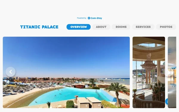 Сайт Titanic Palace