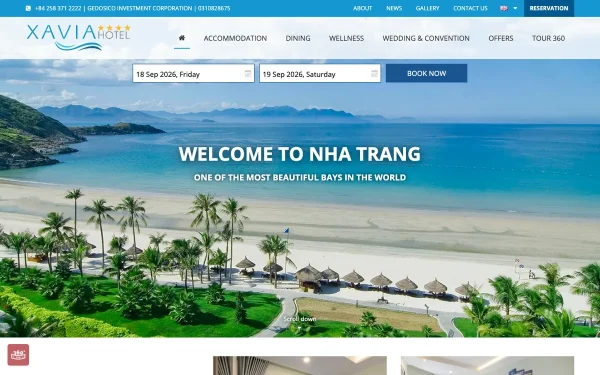 Сайт Xavia Hotel